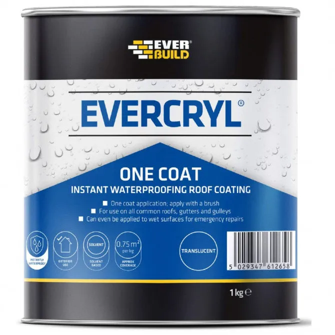 Everbuild Evercryl One Coat Waterproof Roof Coating