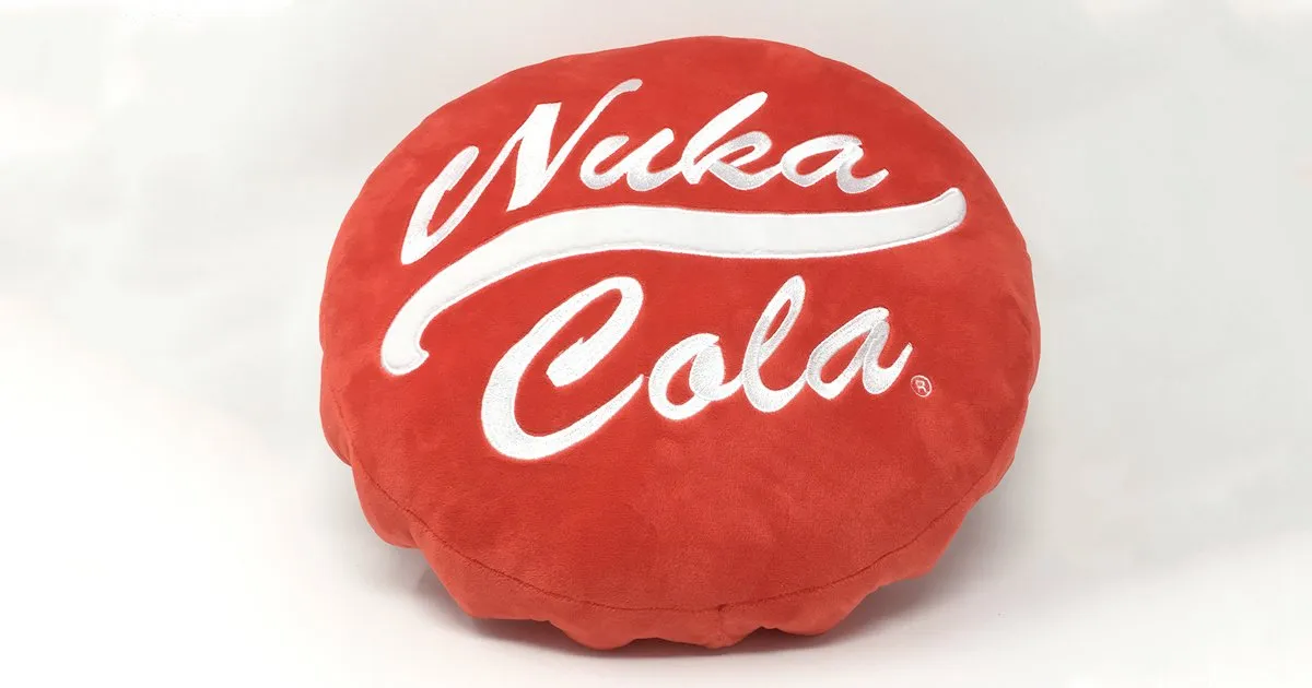 Fallout Nuka Cola Bottle Cap Plush Pillow