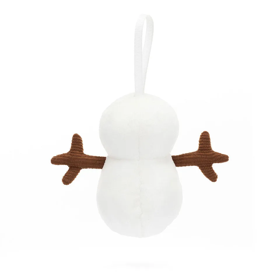 Festive Folly Snowman Ornament