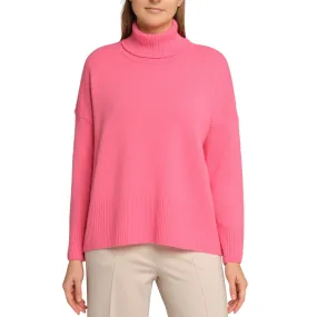 Gollehaug Mrs Knit Polo Neck Sweater Pink