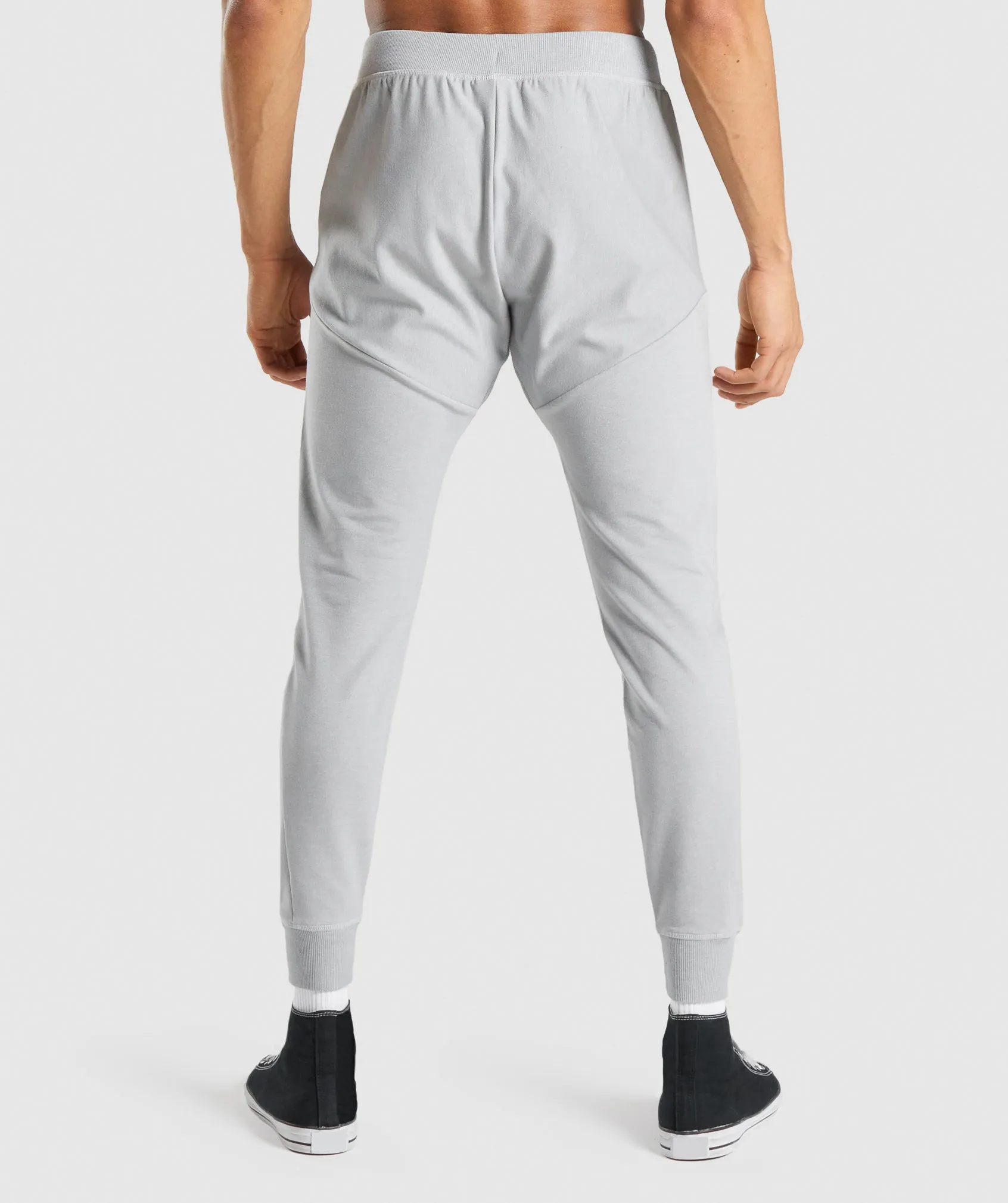 Gymshark Chalk Joggers - Light Grey Marl