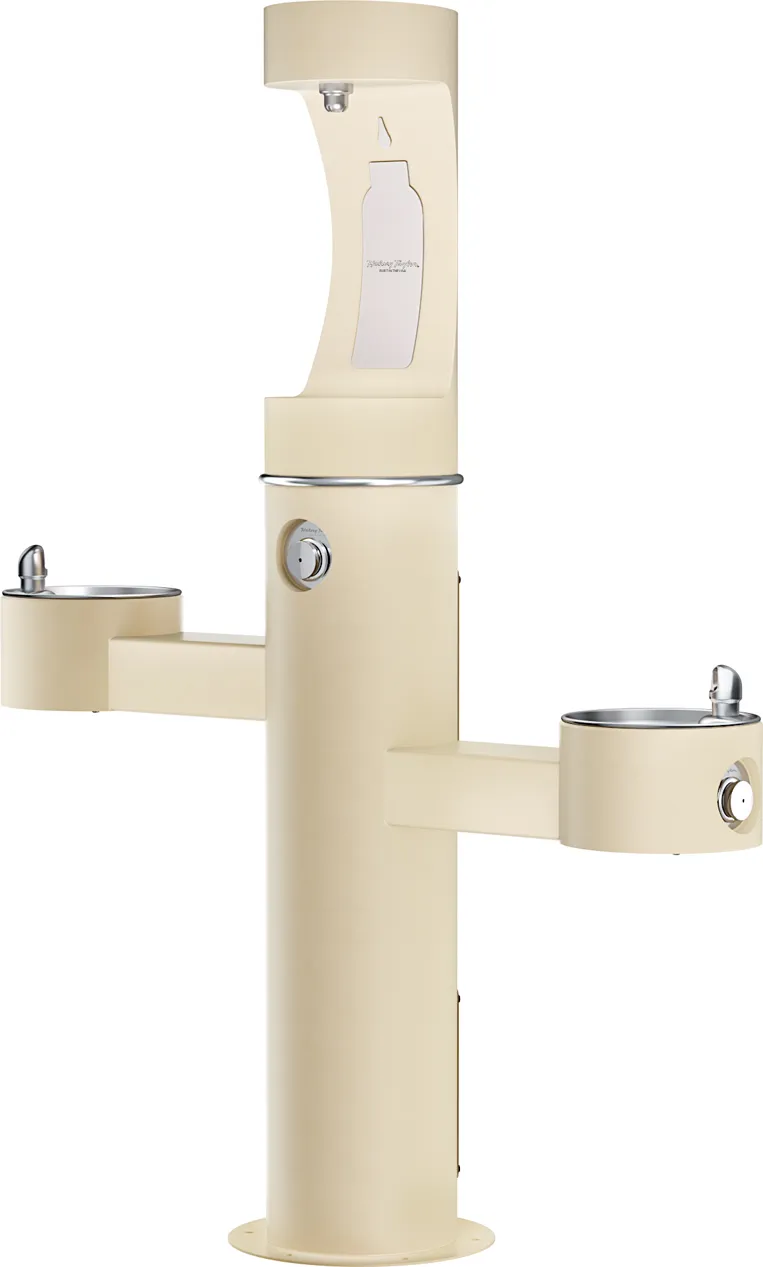 Halsey Taylor 4430BF1UFRK | Freestanding Tri-level Bottle Filling Station | Filterless, Non-refrigerated, Freeze-resistant