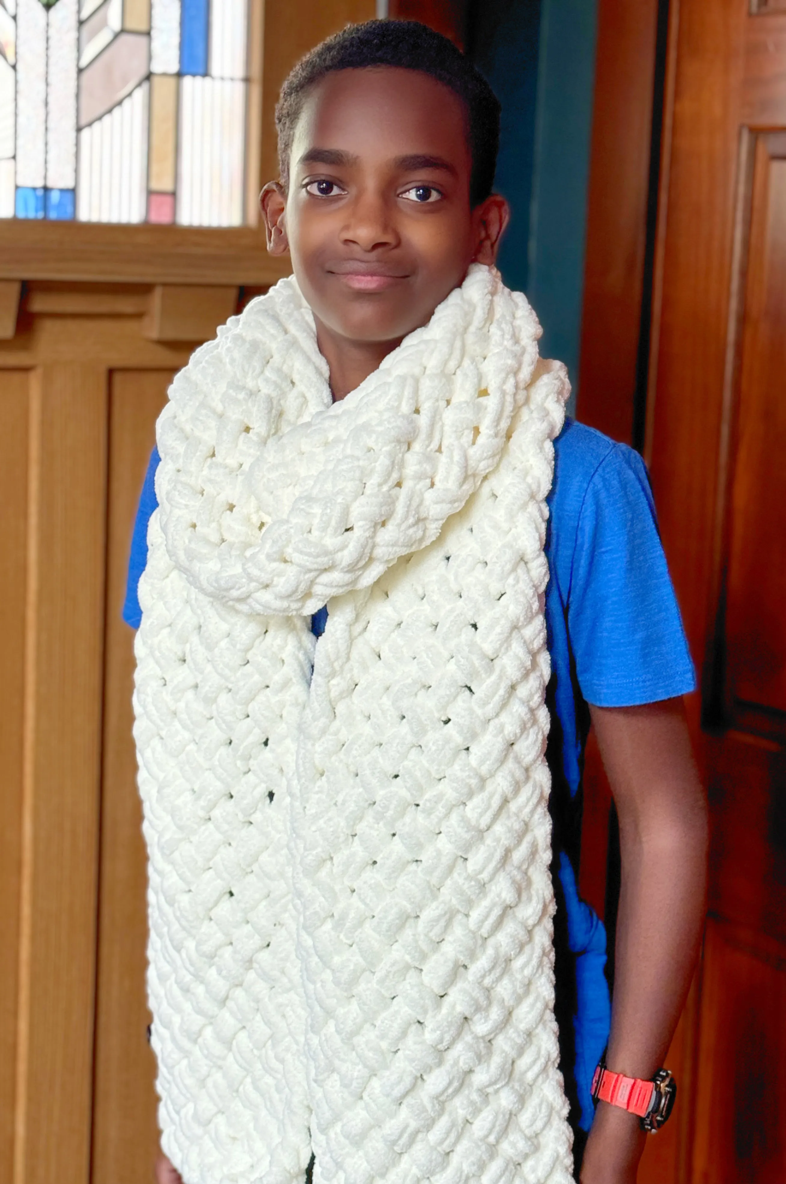 Handmade Criss Cross Scarf