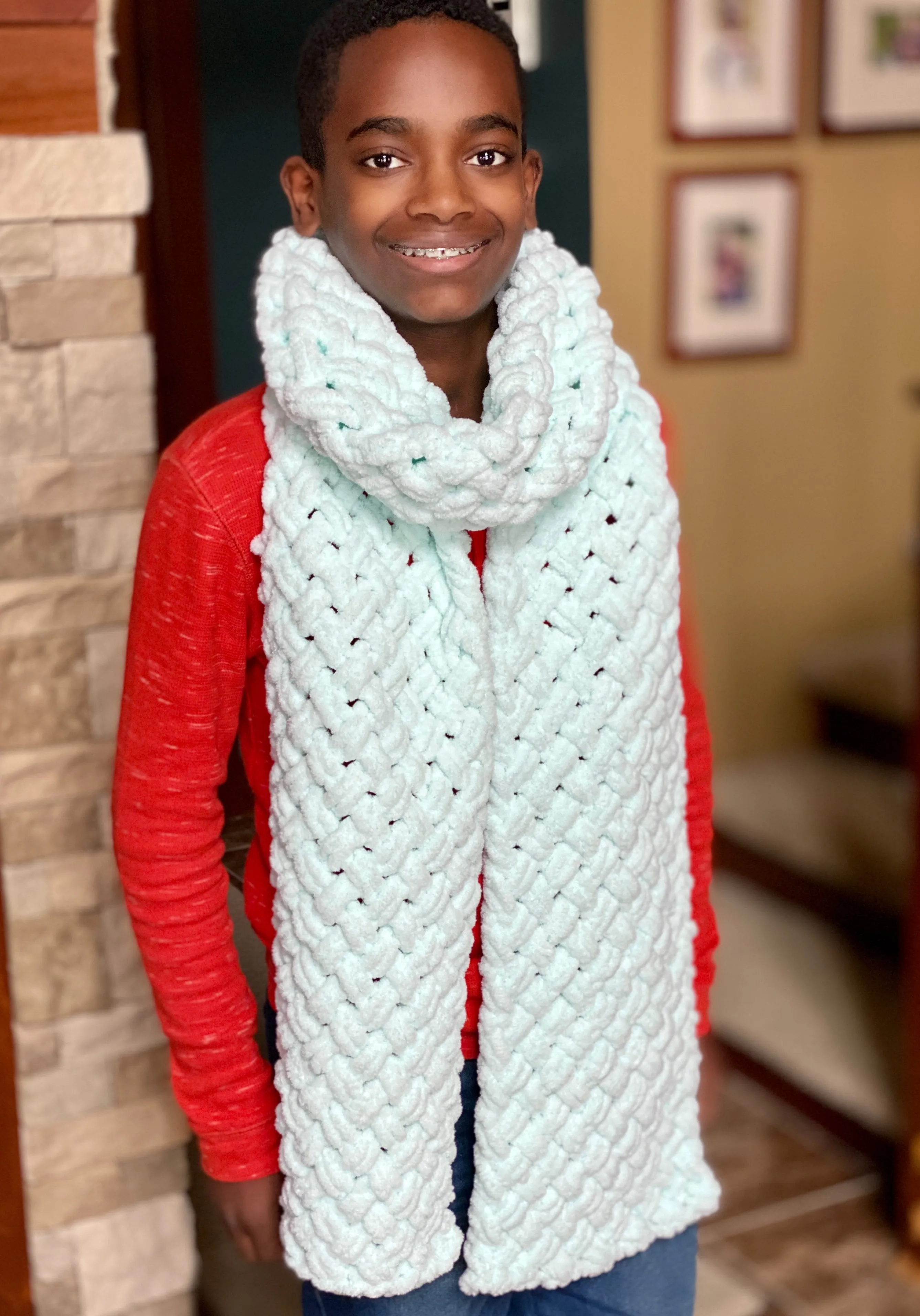 Handmade Criss Cross Scarf