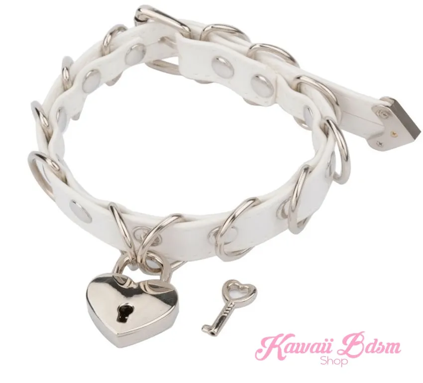 Heart Padlock Collar