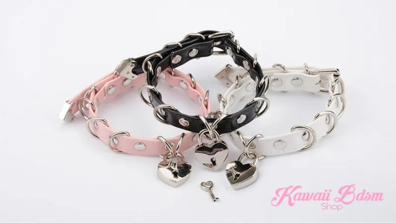 Heart Padlock Collar