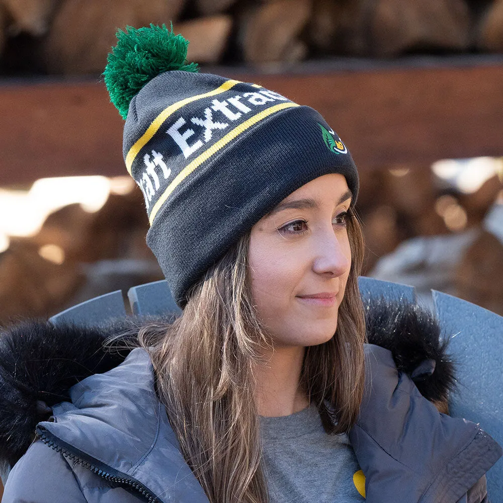 Hemp Pop Beanie - ExtractCraft Logo