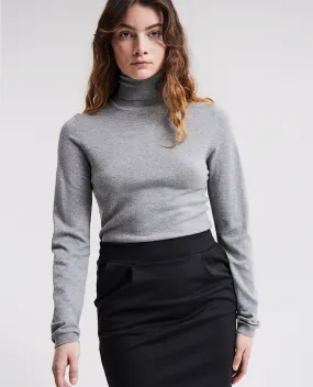 Ichi Mafa Grey Rollneck Sweater