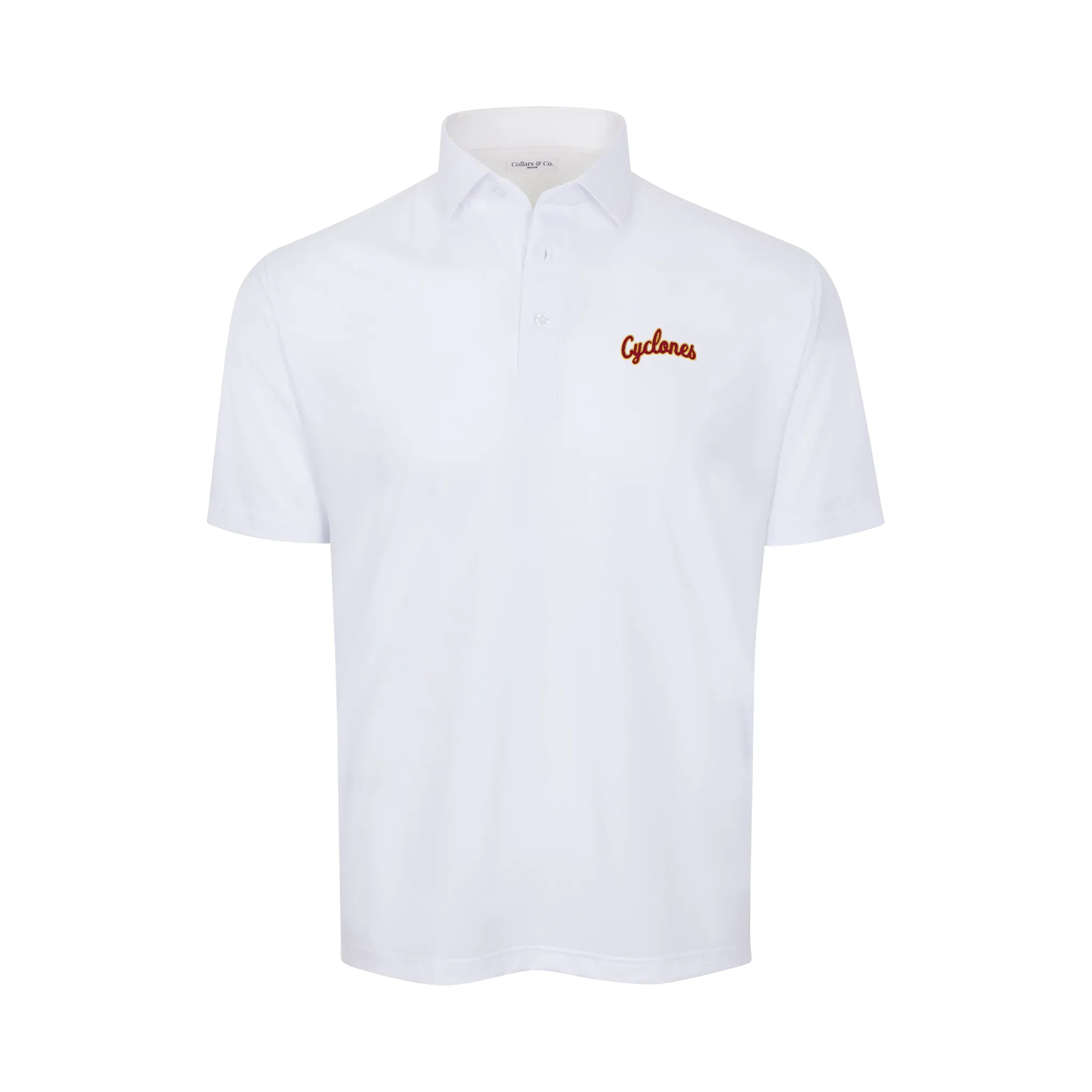 Iowa State Featherweight Flex Polo White