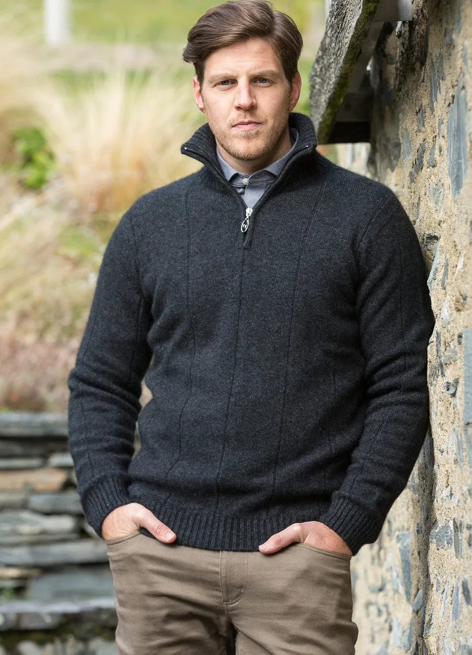 Javelin Zip Neck - Noble Wilde Possum Merino