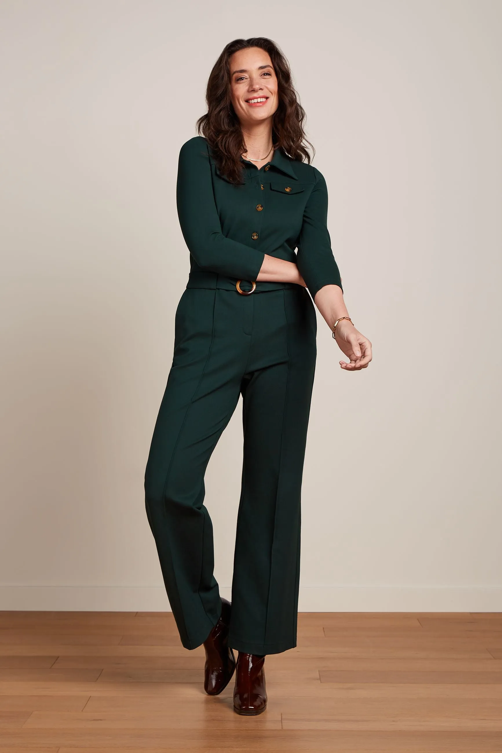 King Louie alexa jumpsuit uni rodeo sycamore green