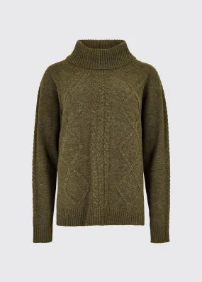 Kirkwood Women’s Chunky Sweater - Dusky Green