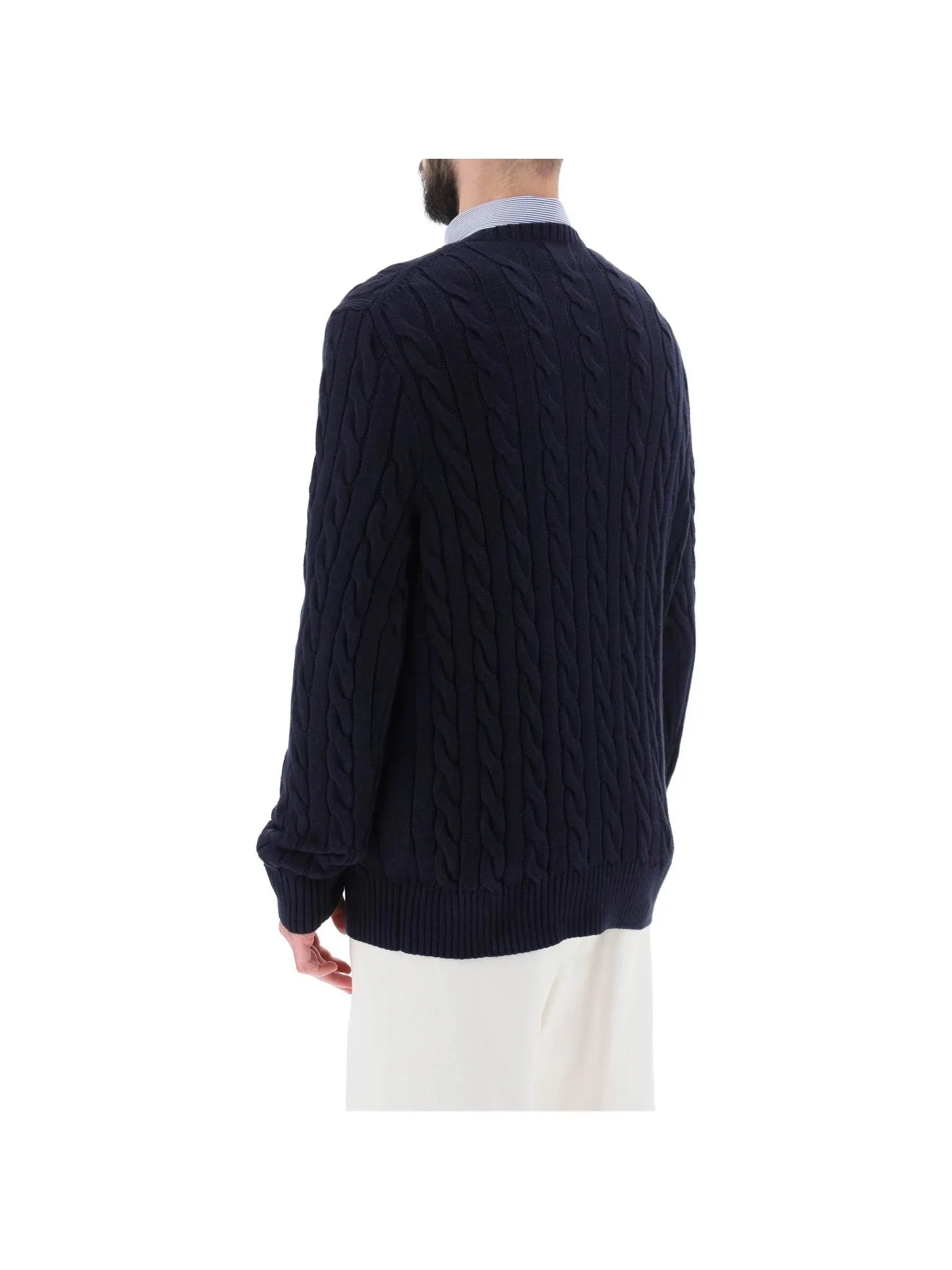 Knit Polo Sweater