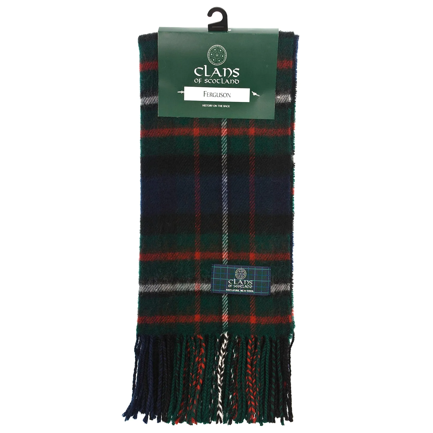 Lambswool Scottish Tartan Clan Scarf  Ferguson