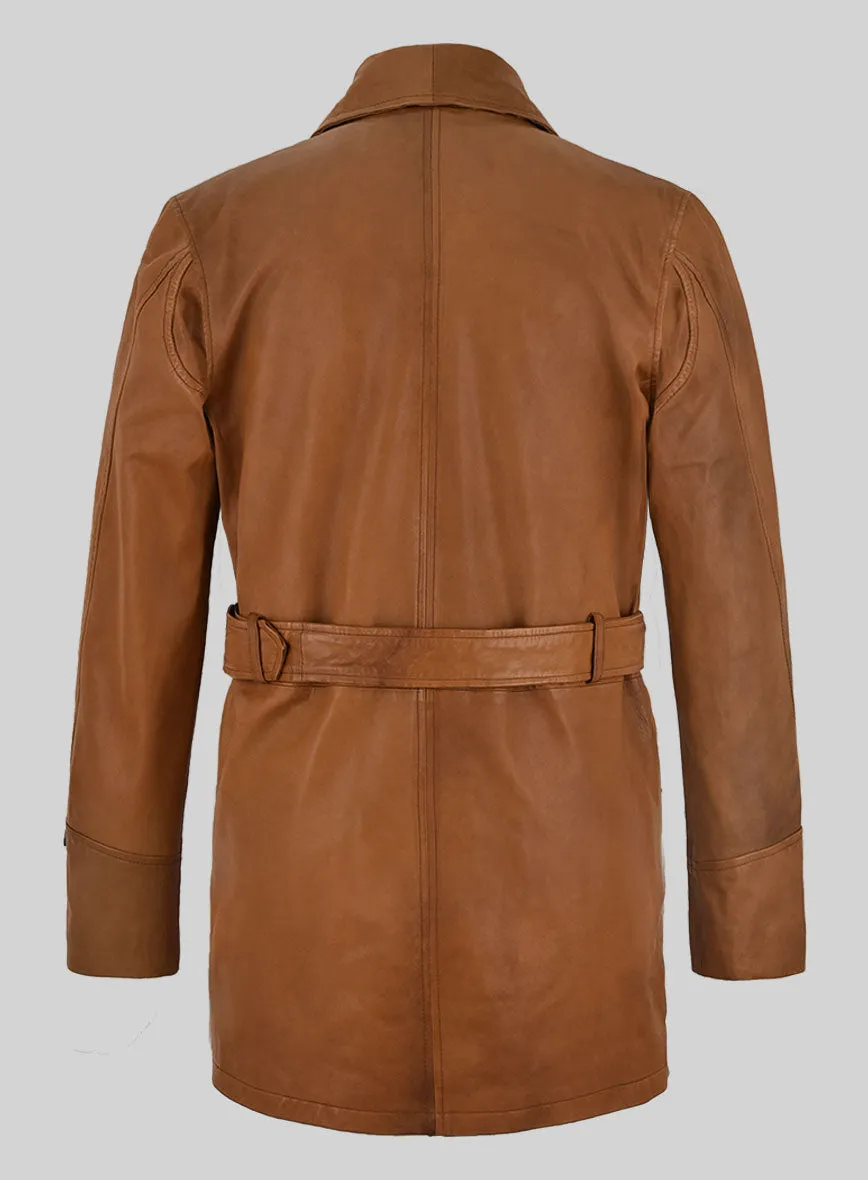 Legends Leather Trench Coat