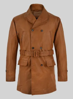 Legends Leather Trench Coat