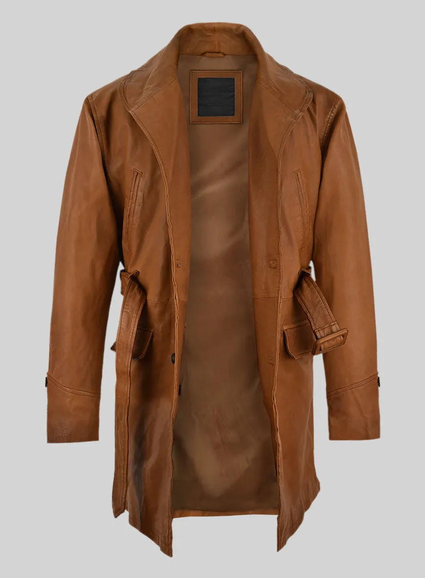 Legends Leather Trench Coat