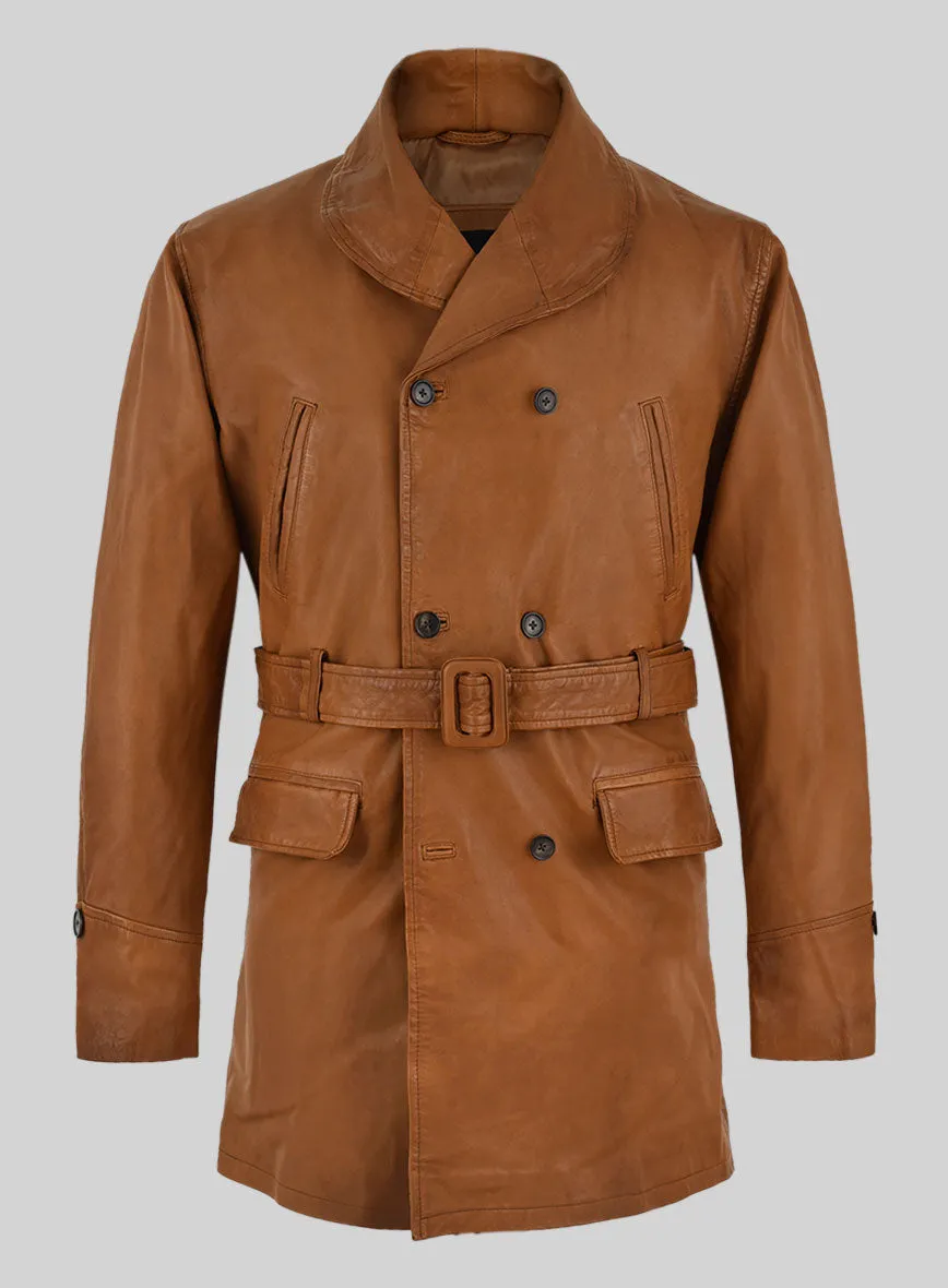 Legends Leather Trench Coat