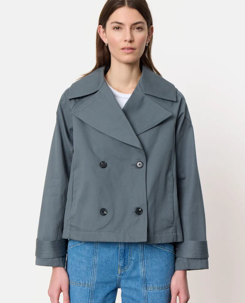 Levete Room Filis Slate Trench Coat