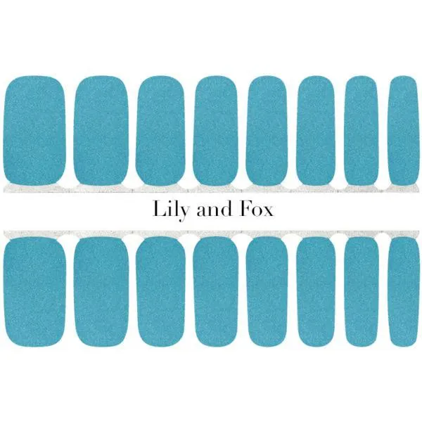 Lily and Fox - Nail Wrap - Ocean Lustre