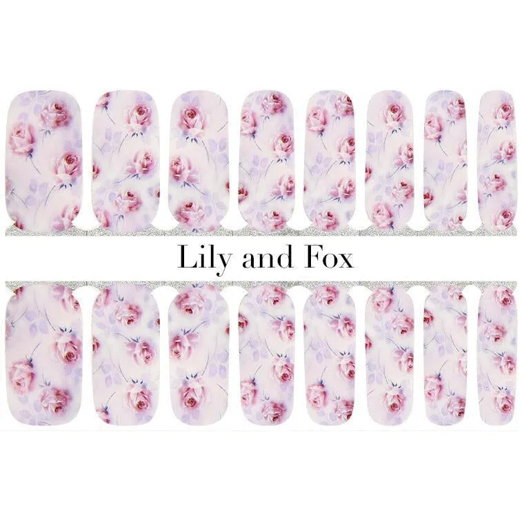 Lily and Fox - Nail Wrap - Peony Bliss