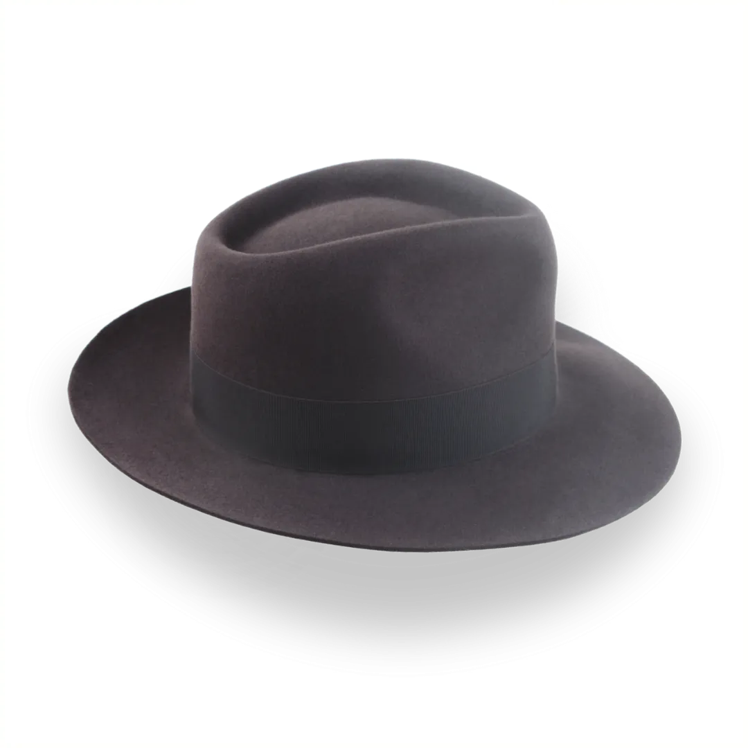 Luxurious Beaver Fur Felt Fedora - Custom Crafted | The Palladin