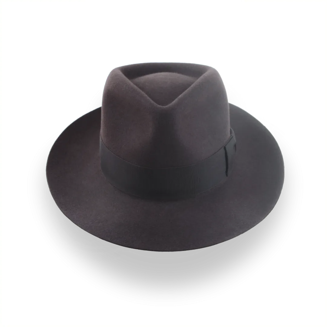 Luxurious Beaver Fur Felt Fedora - Custom Crafted | The Palladin