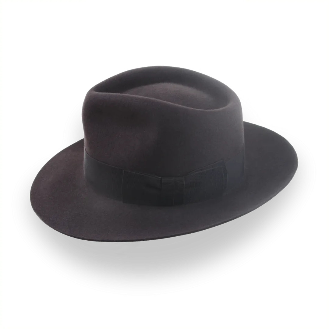 Luxurious Beaver Fur Felt Fedora - Custom Crafted | The Palladin