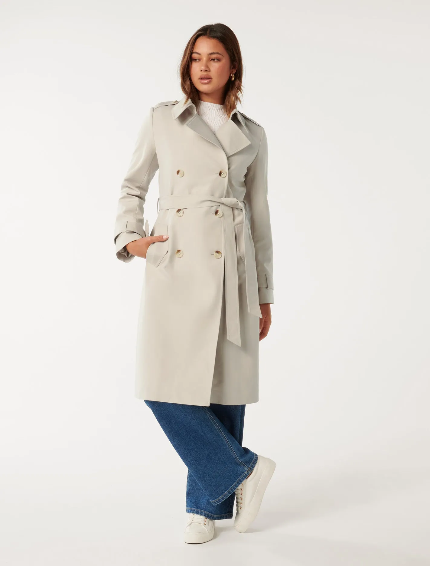 Maggie Fashion Trench Coat