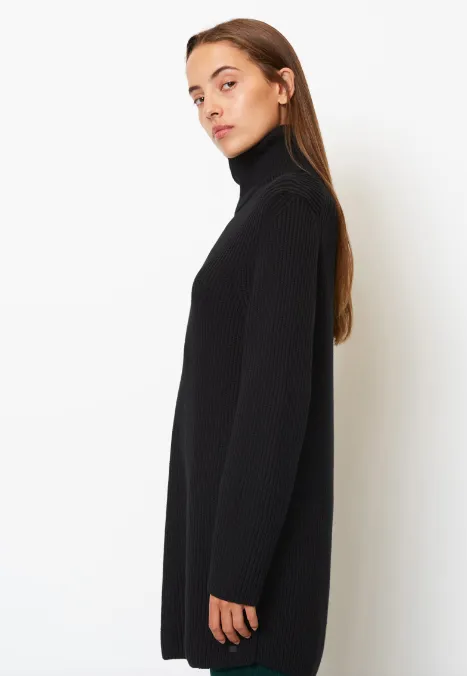 Marc O' Polo - Long Cotton Sweater Black