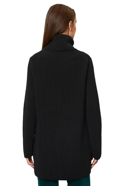 Marc O' Polo - Long Cotton Sweater Black