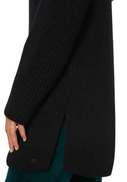 Marc O' Polo - Long Cotton Sweater Black