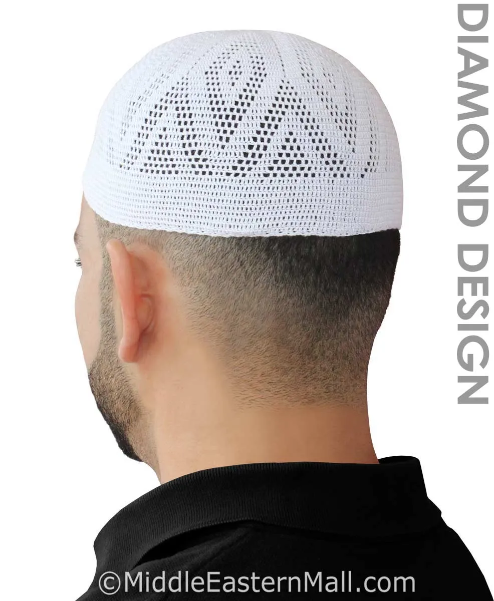 Men's Kufi Beanie Topi Taqiya Skull Cap Islamic Muslim prayer hats cotton takke