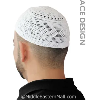 Men's Kufi Beanie Topi Taqiya Skull Cap Islamic Muslim prayer hats cotton takke