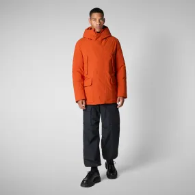 Men's parka Elon in maple orange