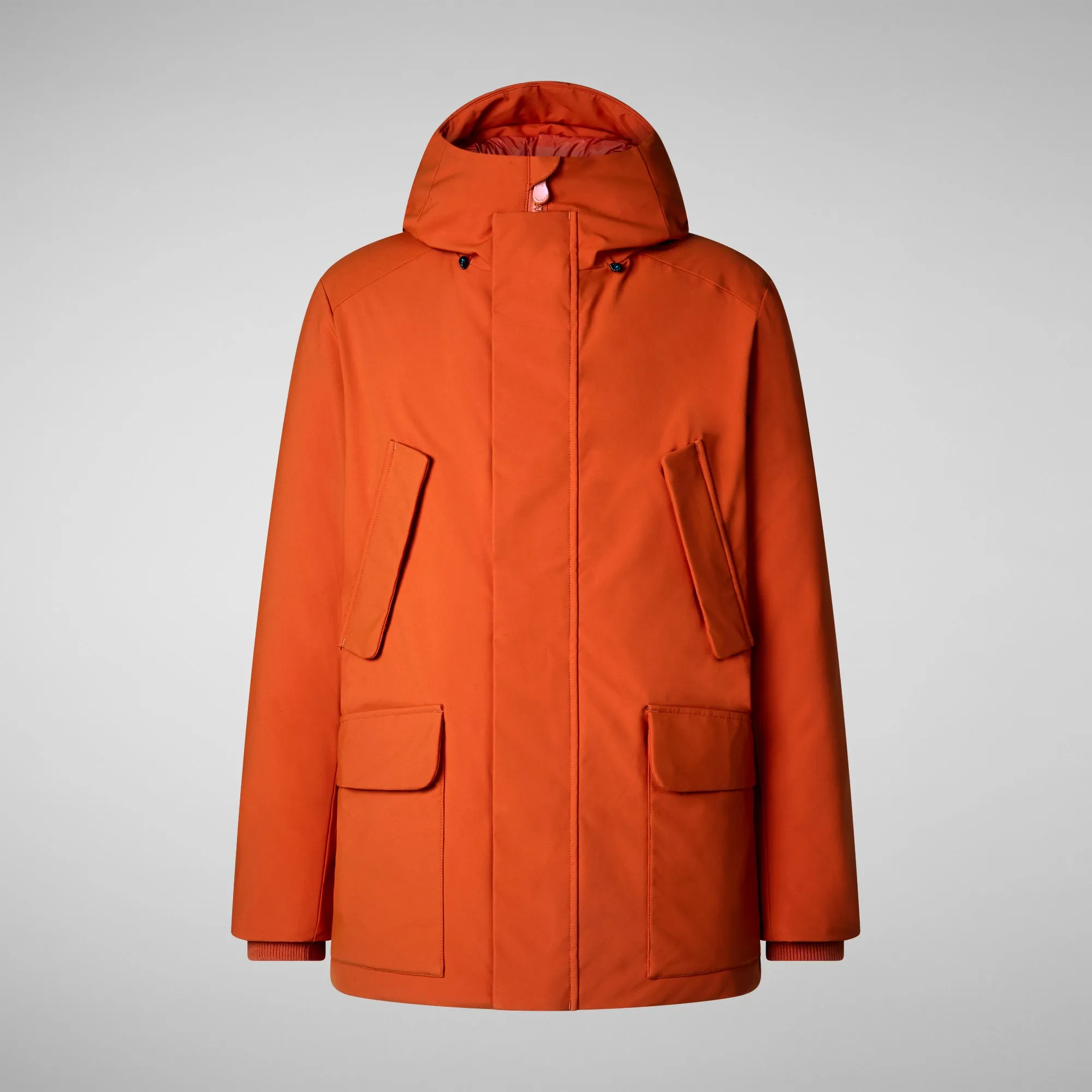 Men's parka Elon in maple orange