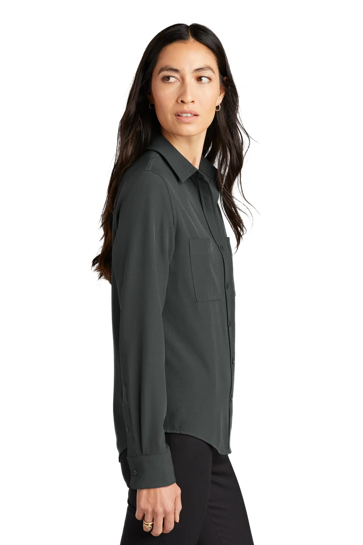 MERCER METTLE™ Women's Stretch Crepe Long Sleeve Camp MM2013