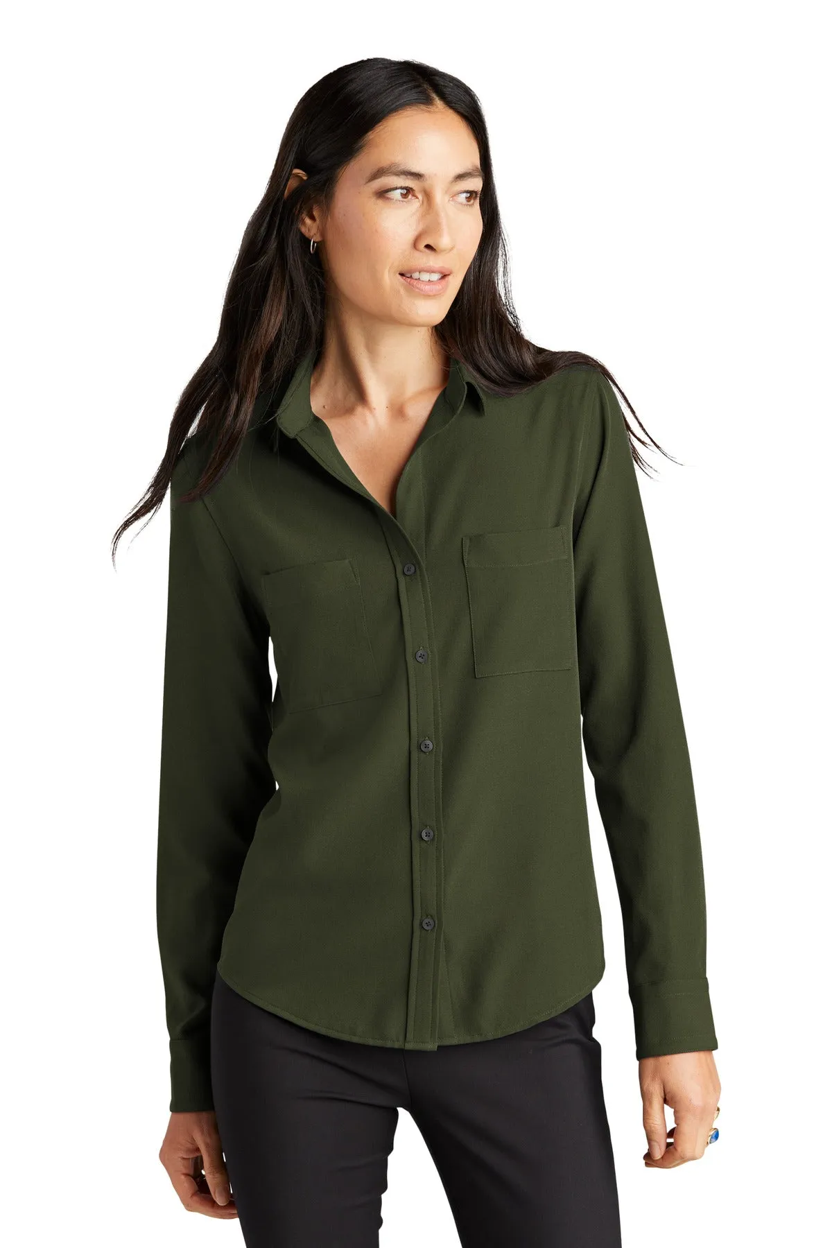 MERCER METTLE™ Women's Stretch Crepe Long Sleeve Camp MM2013