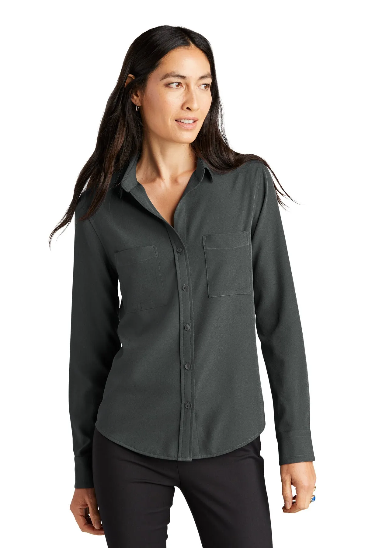 MERCER METTLE™ Women's Stretch Crepe Long Sleeve Camp MM2013