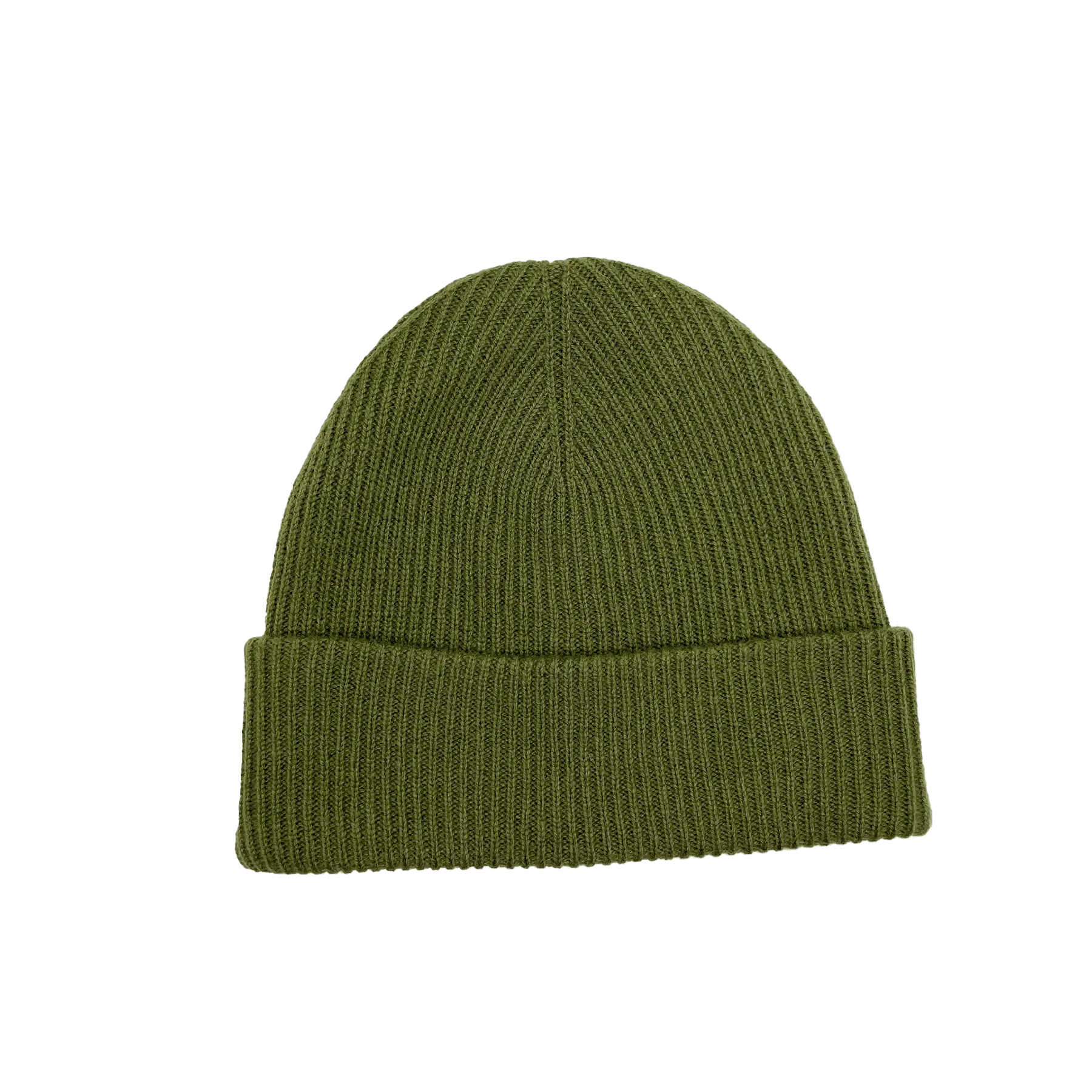 Merino Wool / Cashmere Beanie - Moss