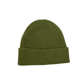 Merino Wool / Cashmere Beanie - Moss