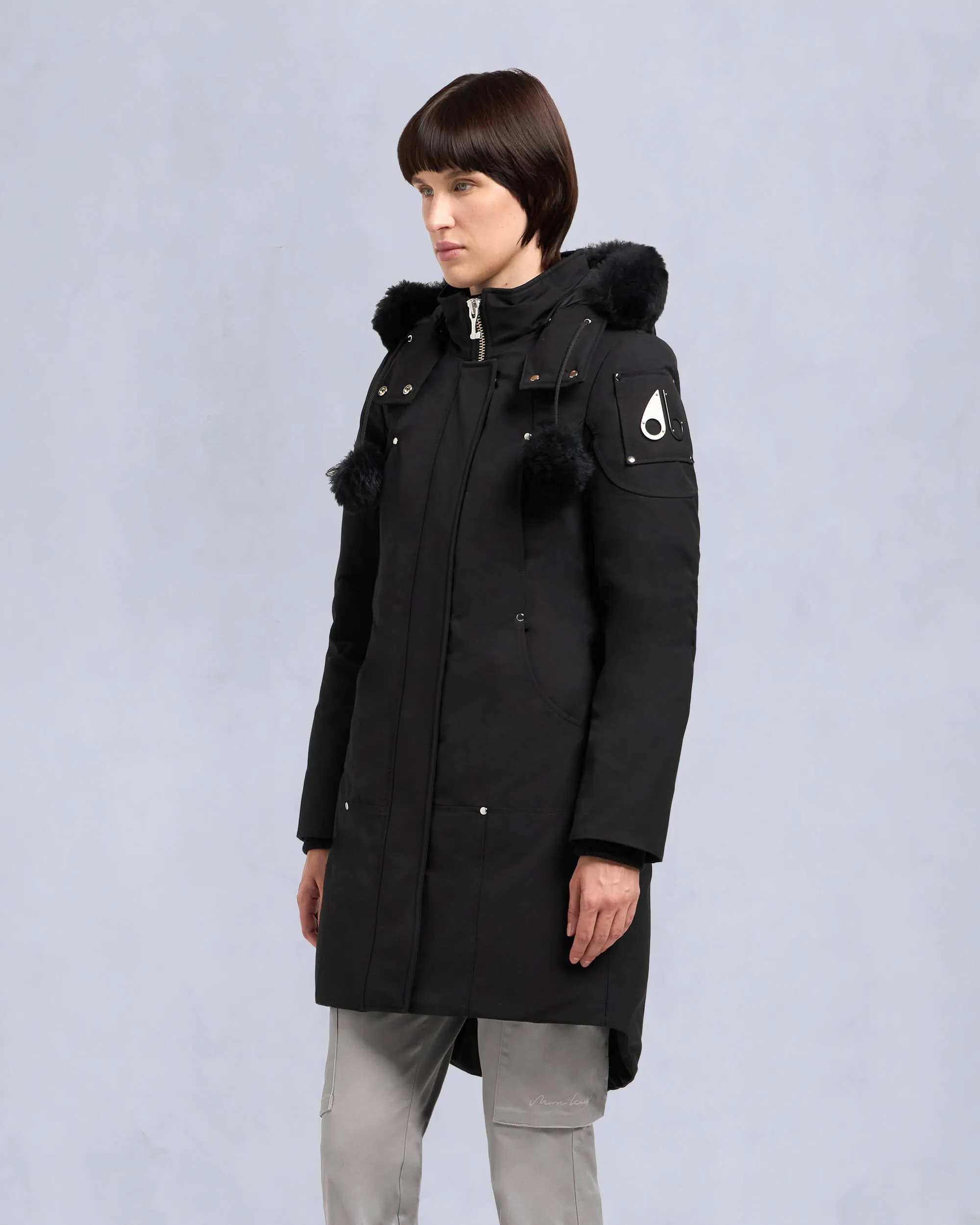 Moose Knuckles Original Shearling Parka Black