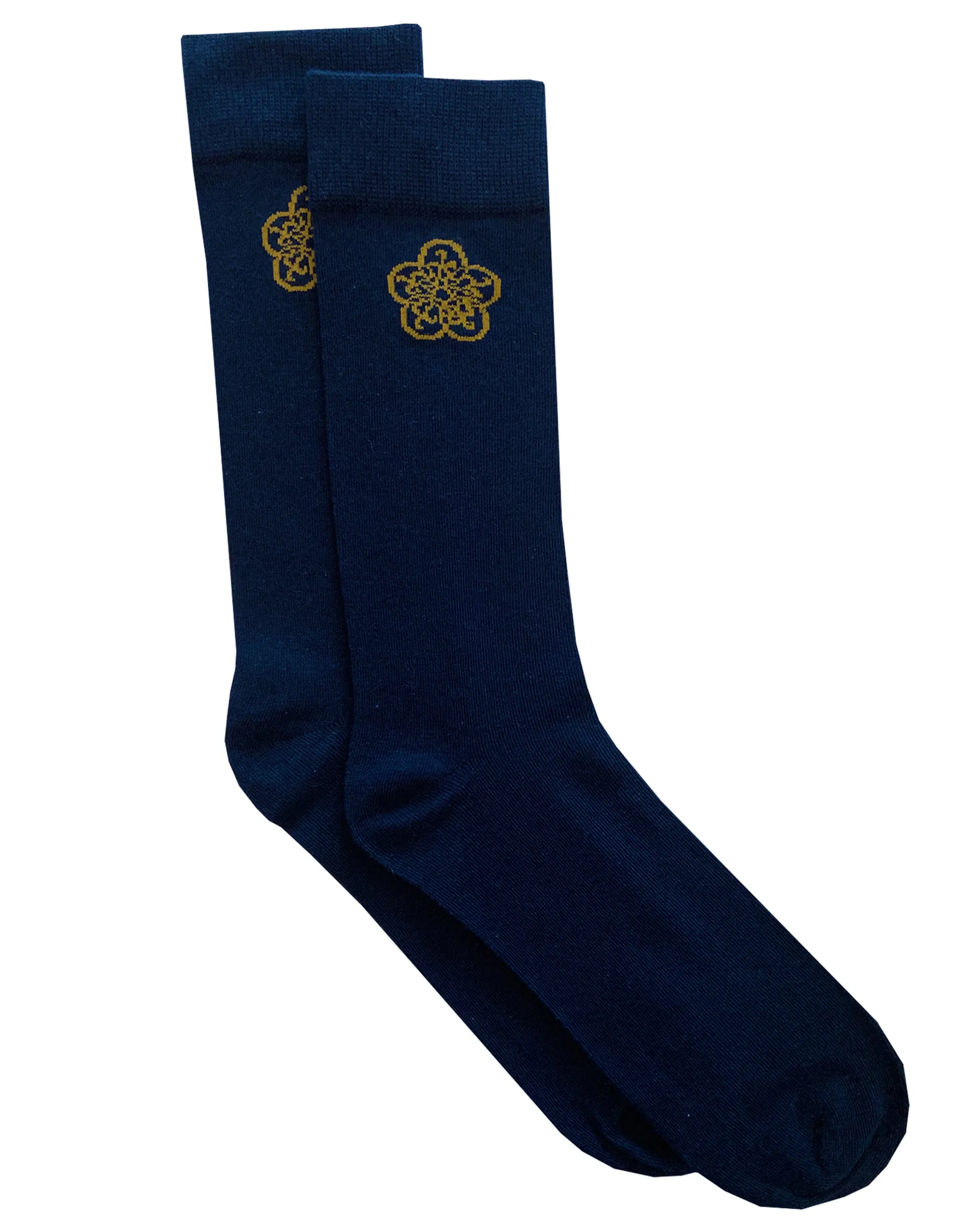 Navy GB Logo Sock