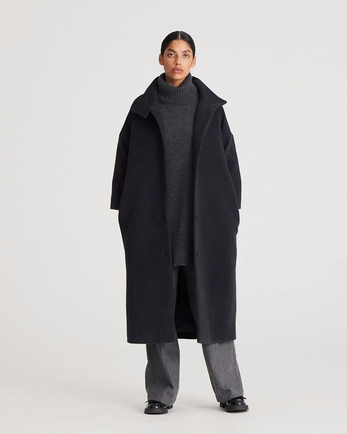 Nete Coat - Dark Grey