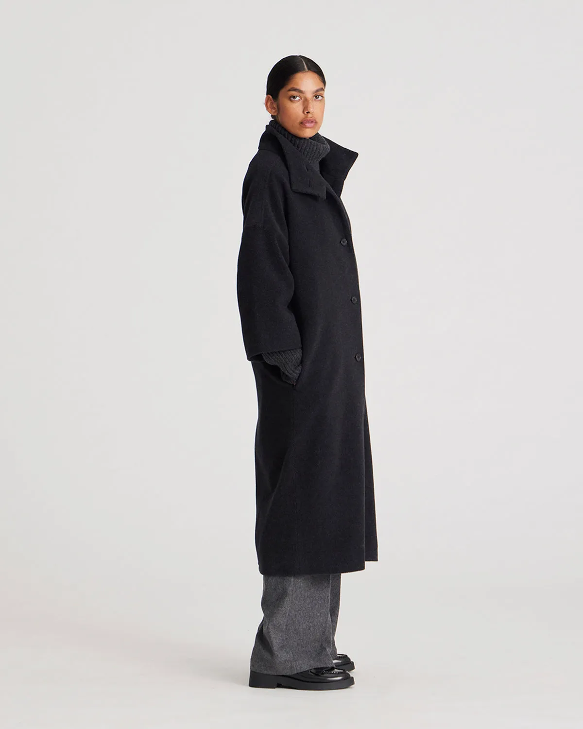 Nete Coat - Dark Grey