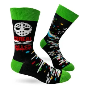 Novelty: Cereal Killer - Crew Socks