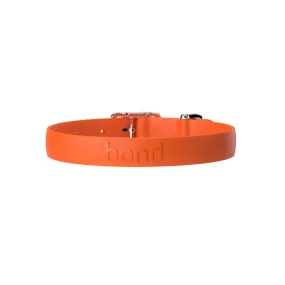 Nuvuq - Bond - Waterproof Dog Collar (Tangerine Orange)