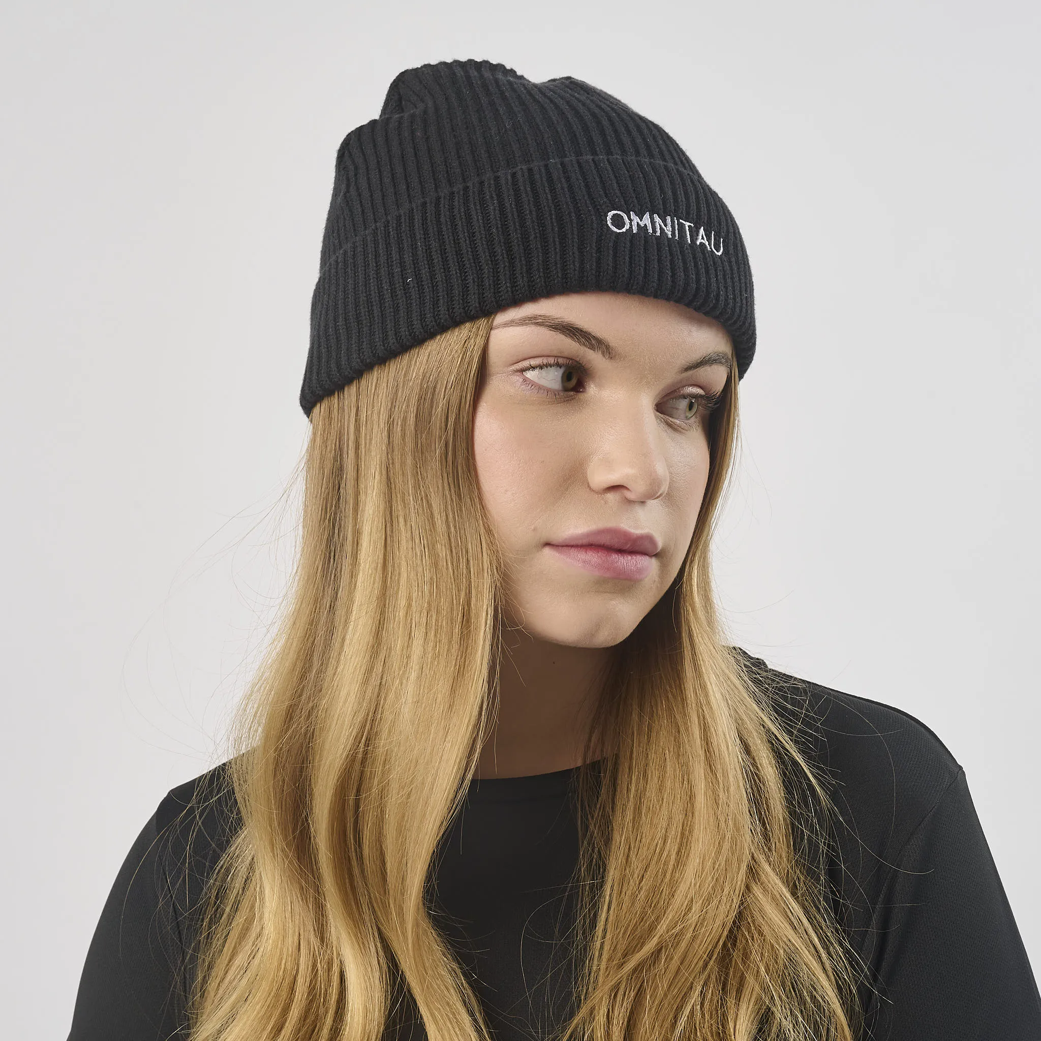 Omnitau Unisex Organic Cotton Pimlico Beanie - Black