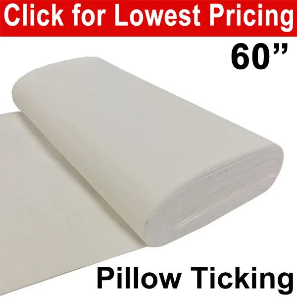 Pillow Ticking 60" Wide