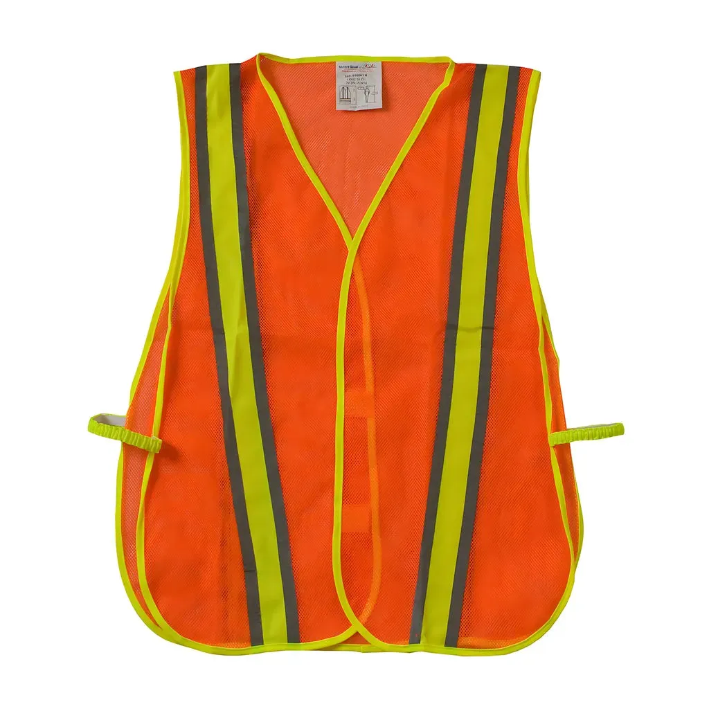 PIP 300-0900OR Non-ANSI Two-Tone Mesh Safety Vest